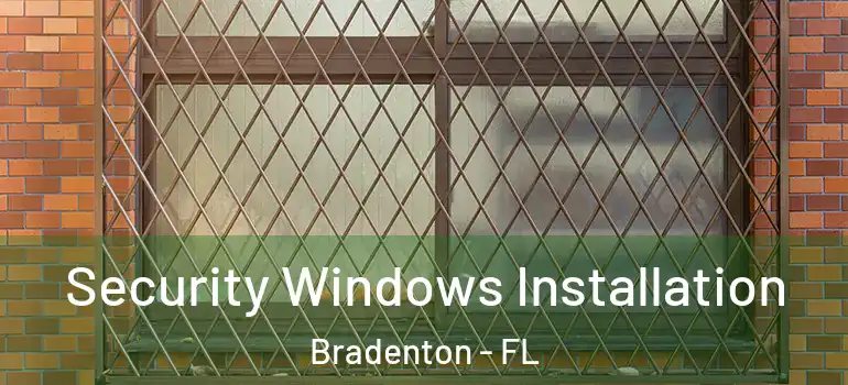  Security Windows Installation Bradenton - FL